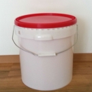 Kibiras maistinis su dangčiu ir su rankena 20 ltr